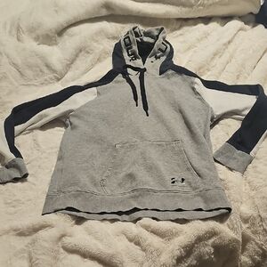 Under Armour Gray and Black Pullover Hoodie